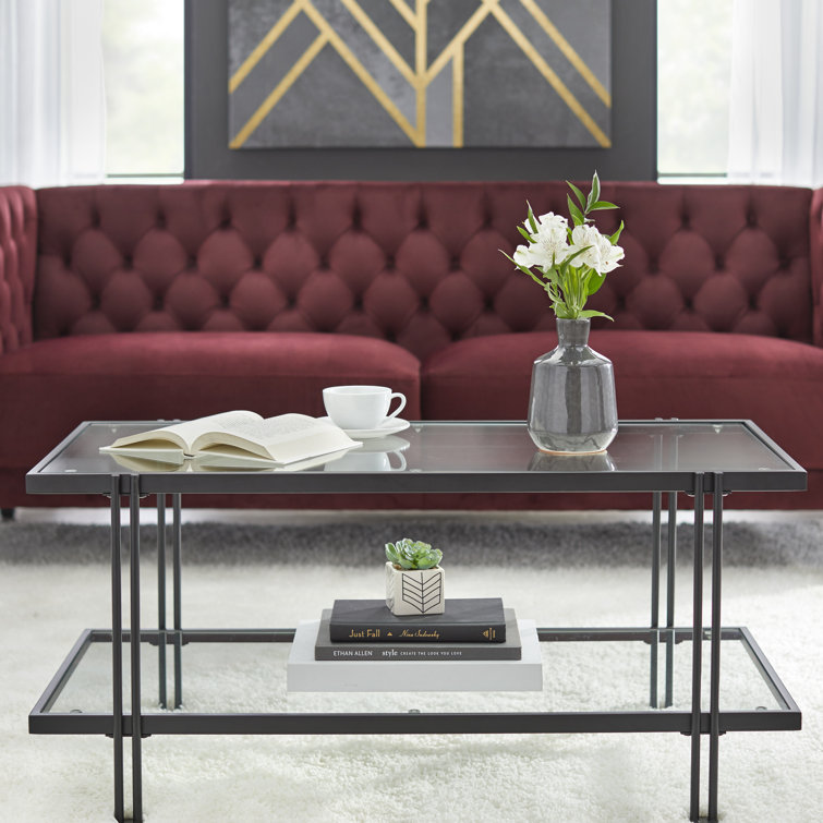 Orren Ellis Salahuddin Coffee Table with Storage Wayfair